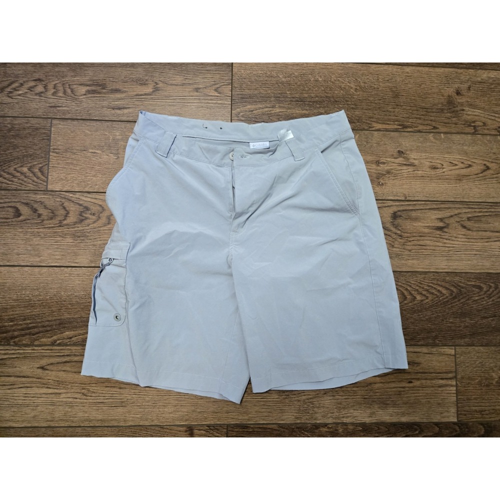 Columbia PFG Chino Shorts Men's 36x10 Khaki Beige Omni-Shield
